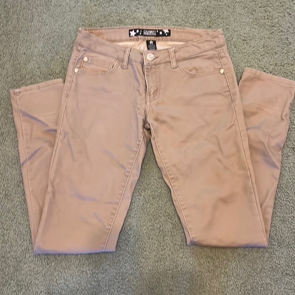 Khaki Dress Pants Skinny Leg